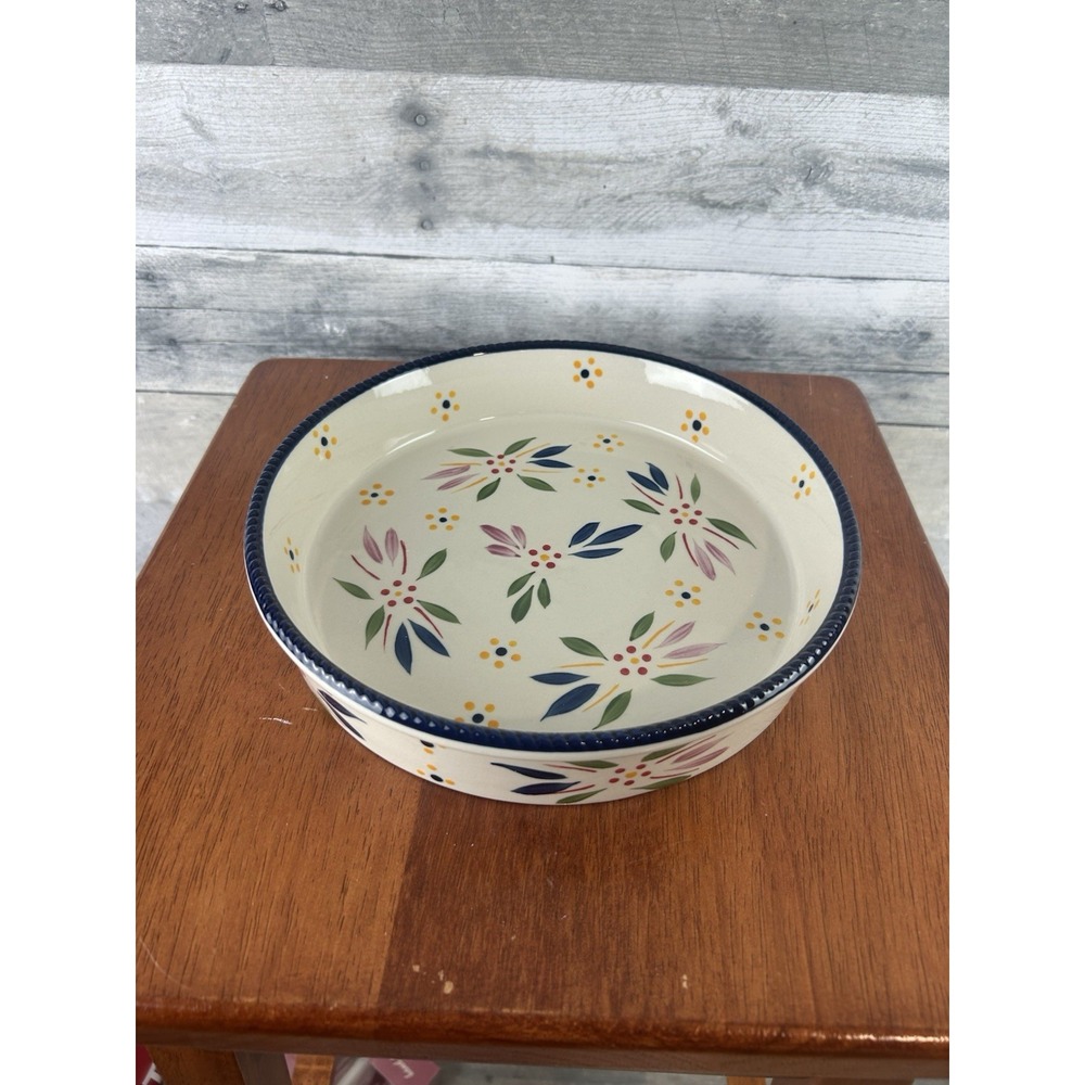 TEMPTATIONS Old World 9 inch Ceramic Baking Dish  Pie Pan
